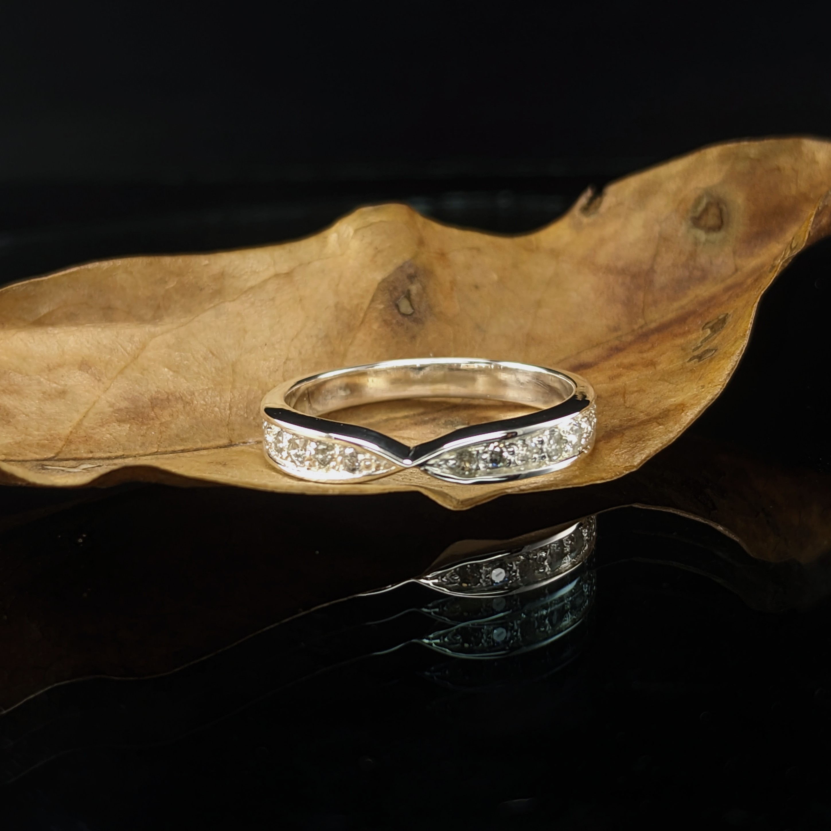 Sterling Silver Ladies Ring | Lake County Diamond | Handmade