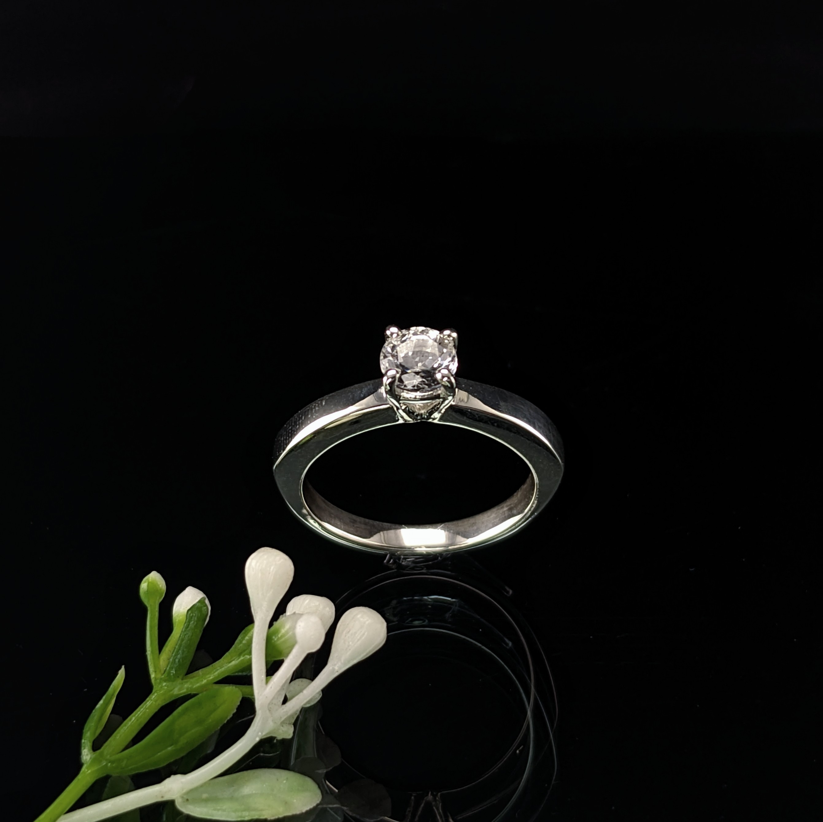 Sterling Silver Ladies Ring | Lake County Diamond | Handmade