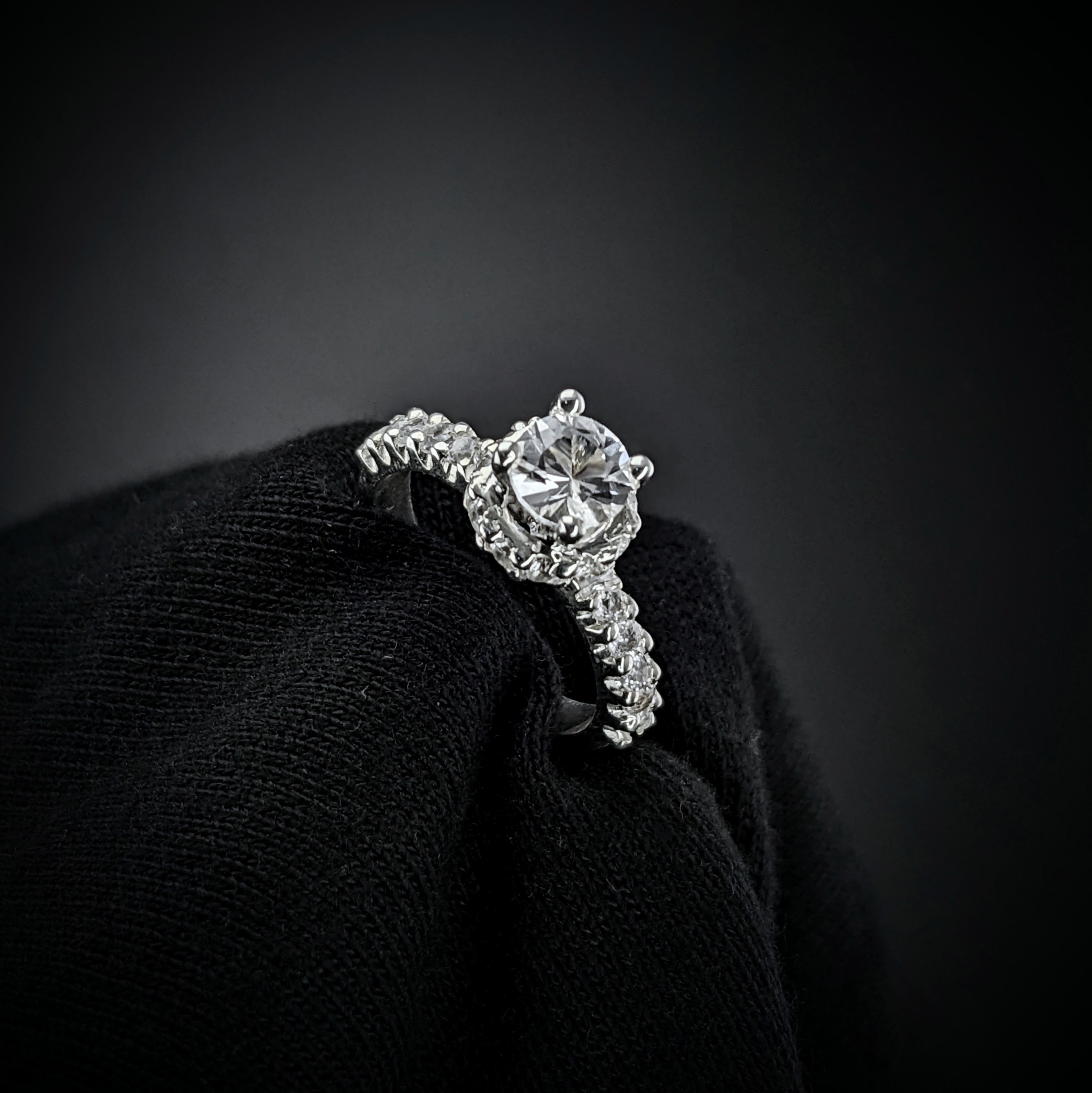 Sterling Silver Ladies Ring | Lake County Diamond |Handmade