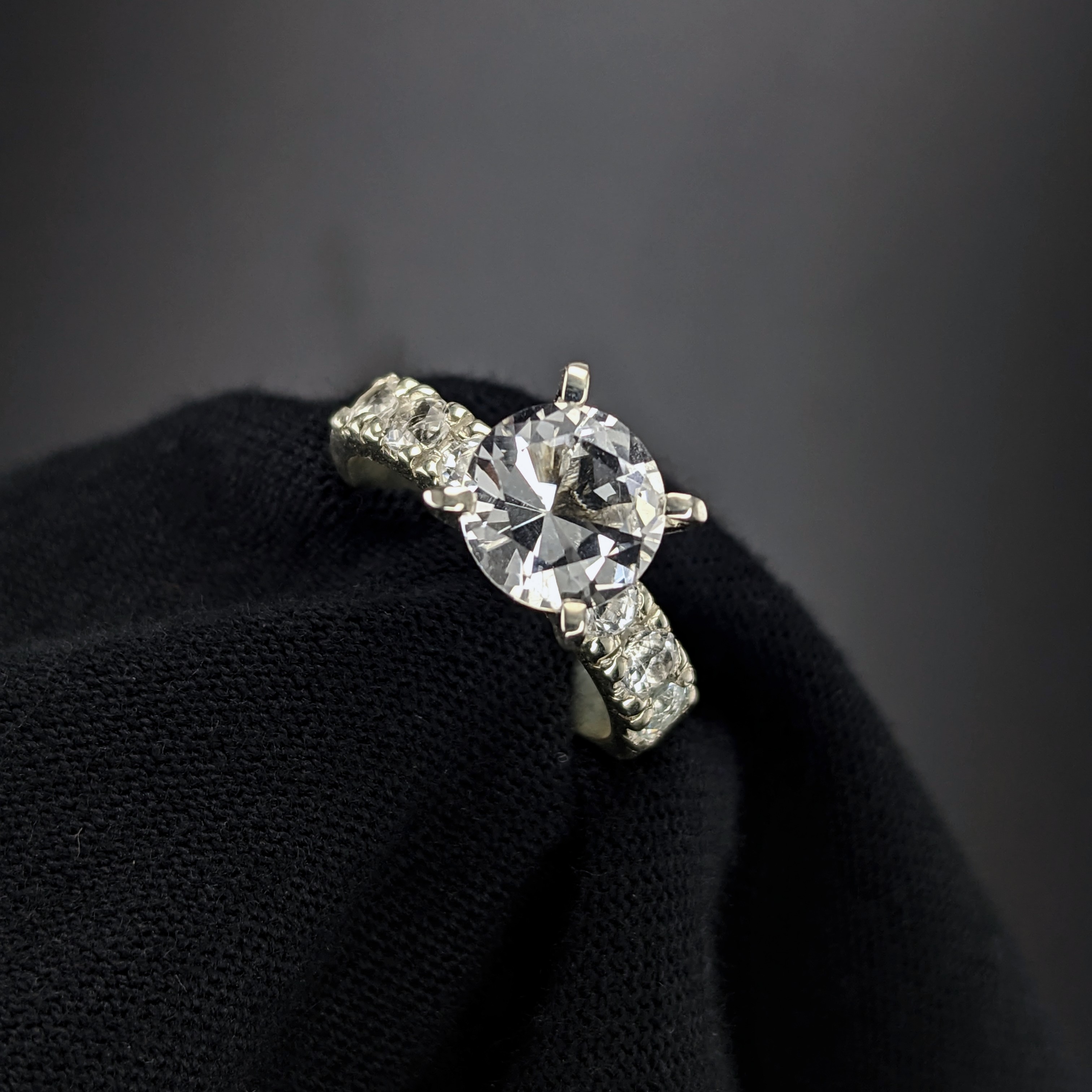 Sterling Silver Ladies Ring | Lake County Diamond | Handmade