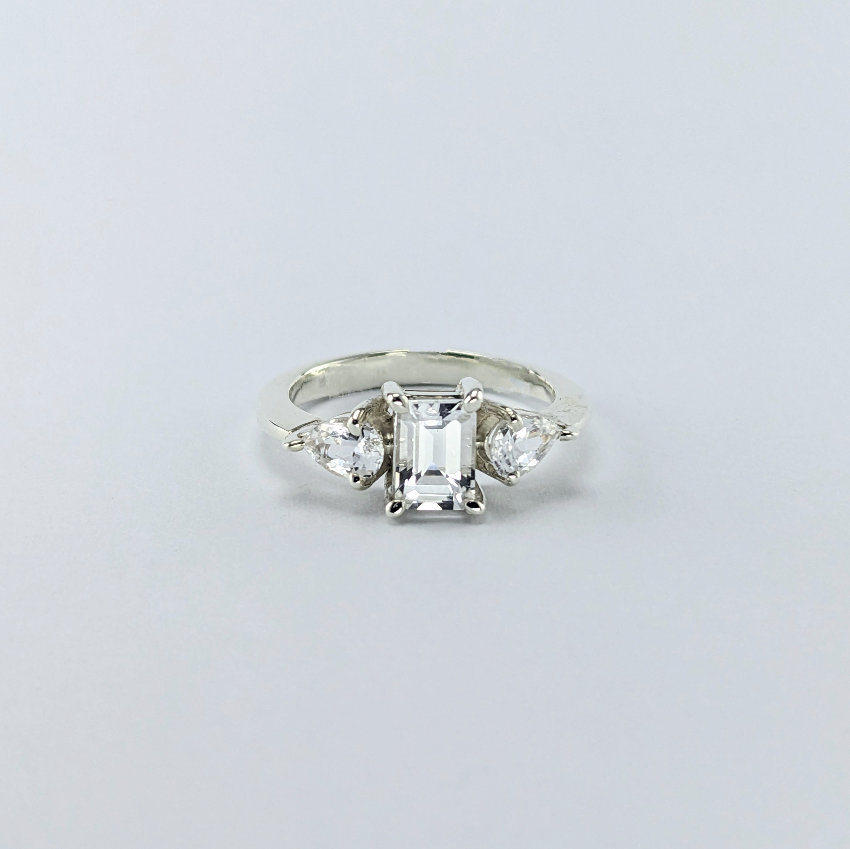 Sterling Silver Ladies Ring | Lake County Diamond | Handmade