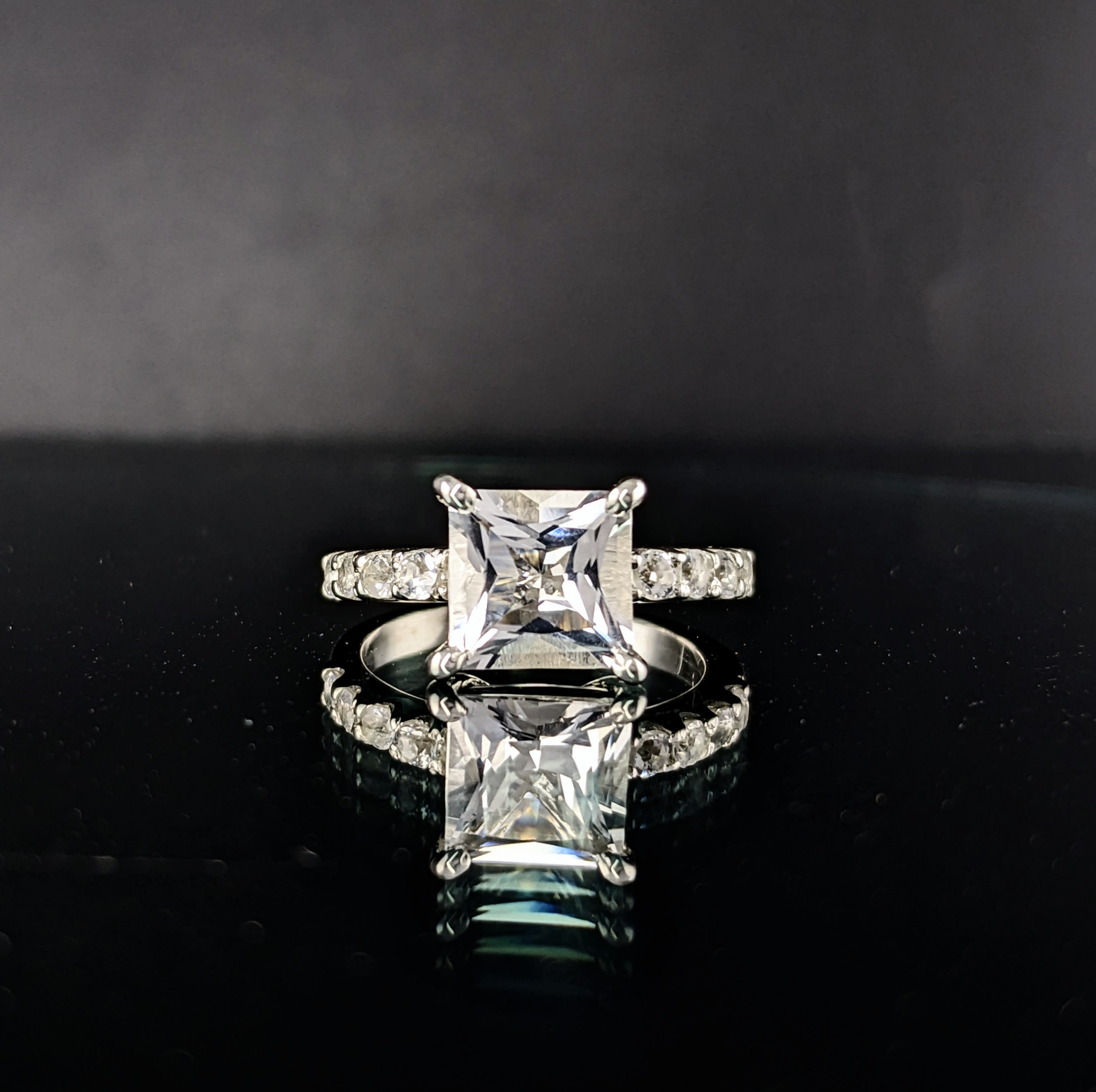 Sterling Silver Ladies Ring | Lake County Diamond | Handmade