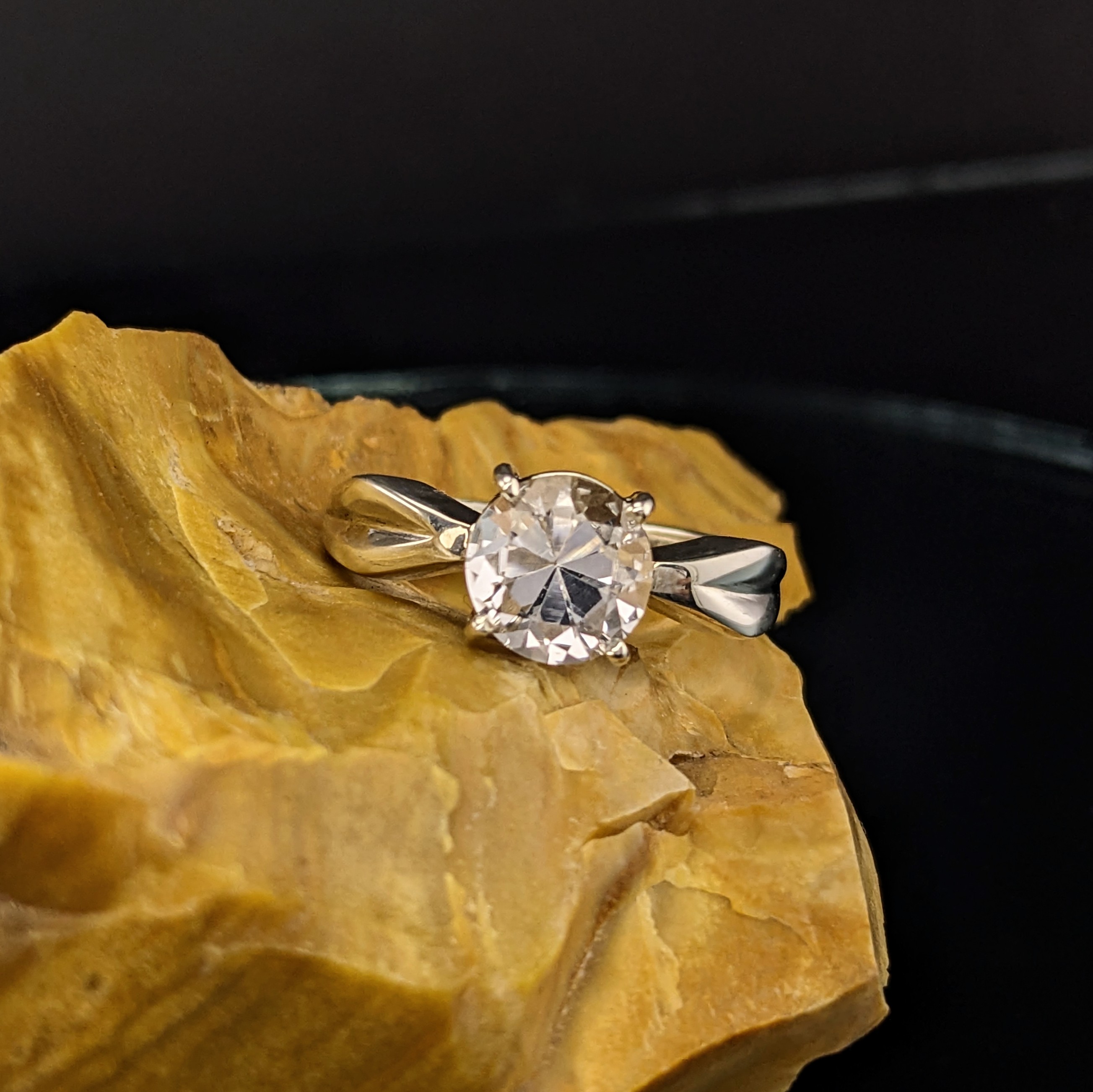 Sterling Silver Ladies Ring | Lake County Diamond | Handmade