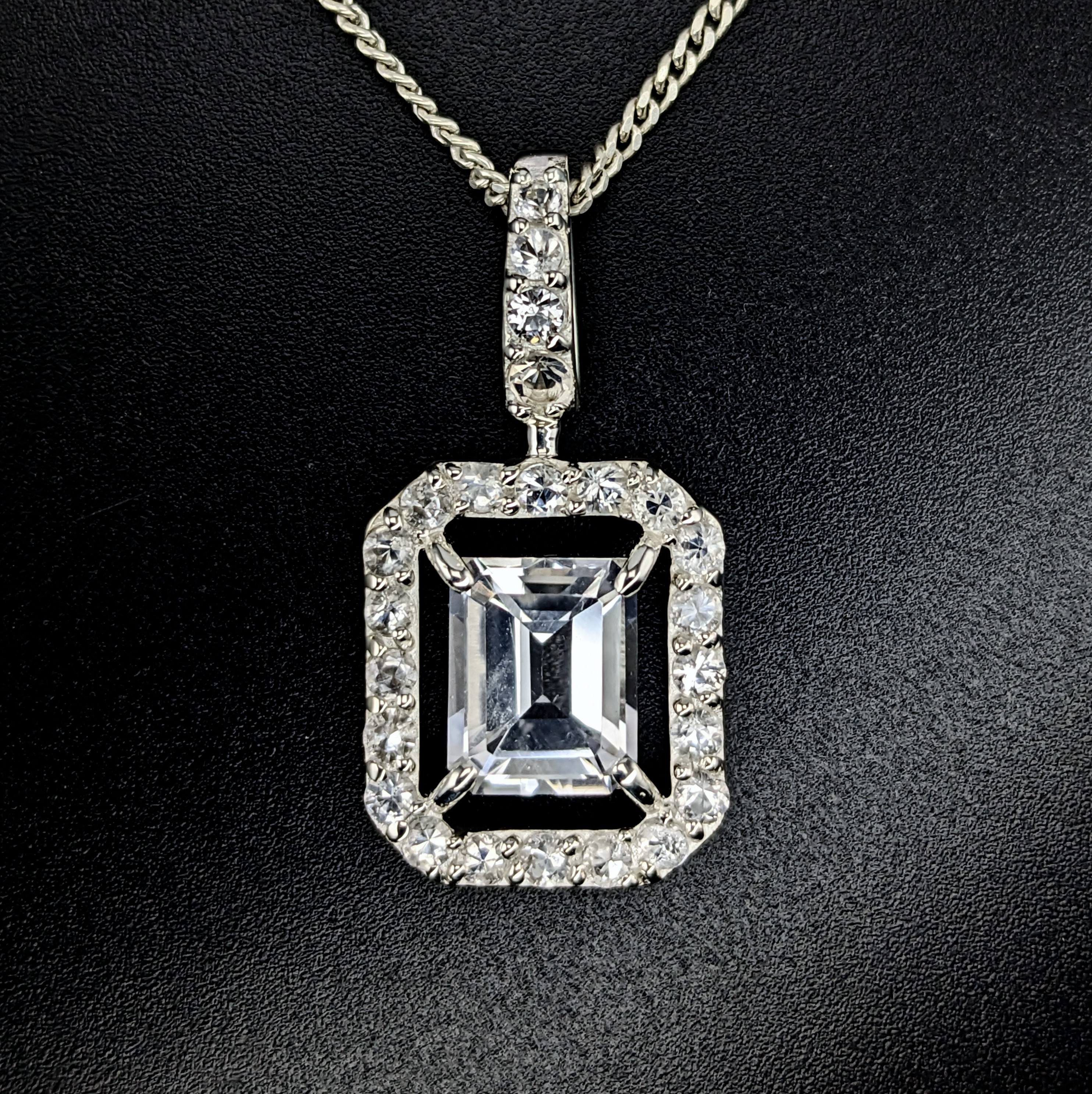 Sterling Silver Ladies Pendant | Lake County Diamond | Handmade