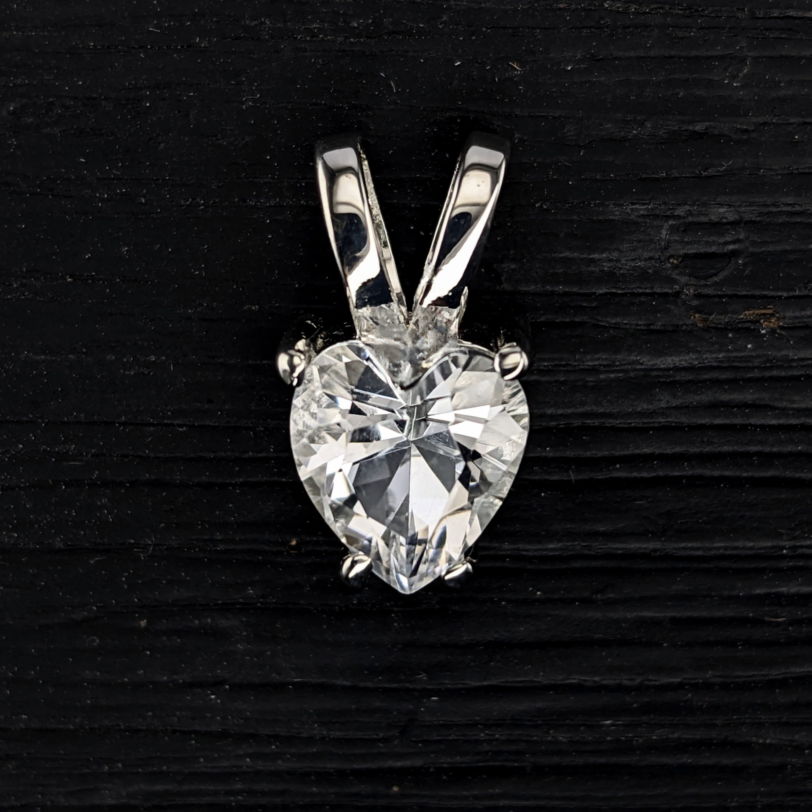 Sterling Silver Ladies Pendant | Lake County Diamond | Handmade