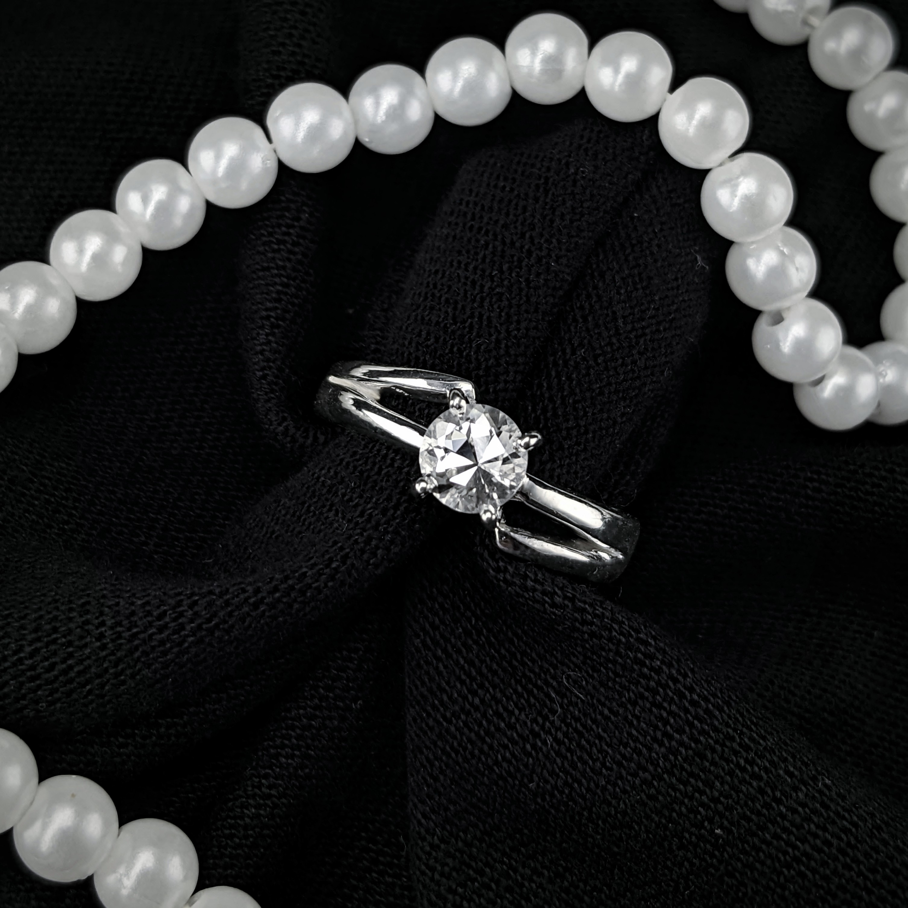 Sterling Silver Ladies Ring | Lake County Diamond | Handmade