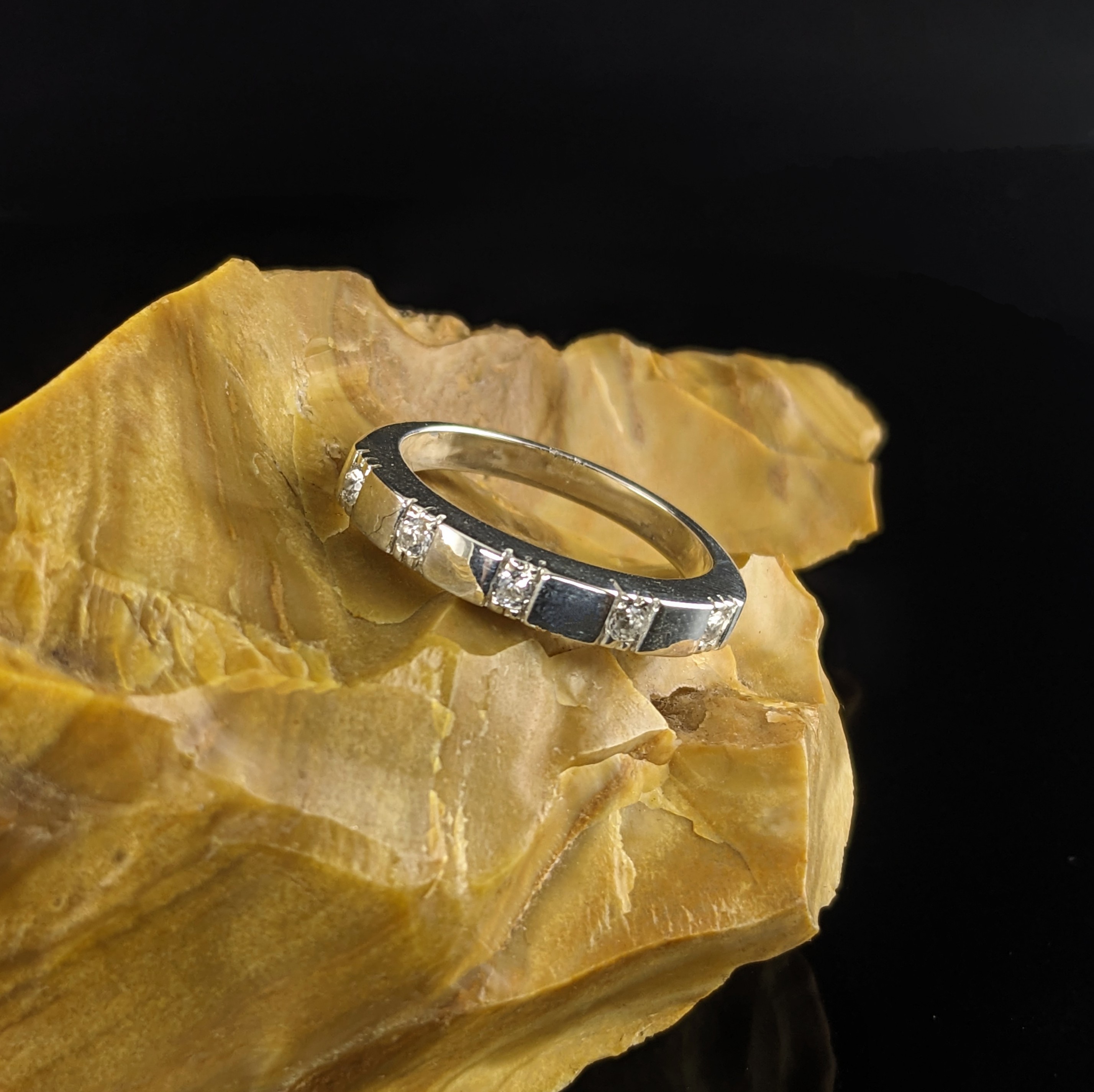 Sterling Silver Ladies Ring | Lake County Diamond | Handmade