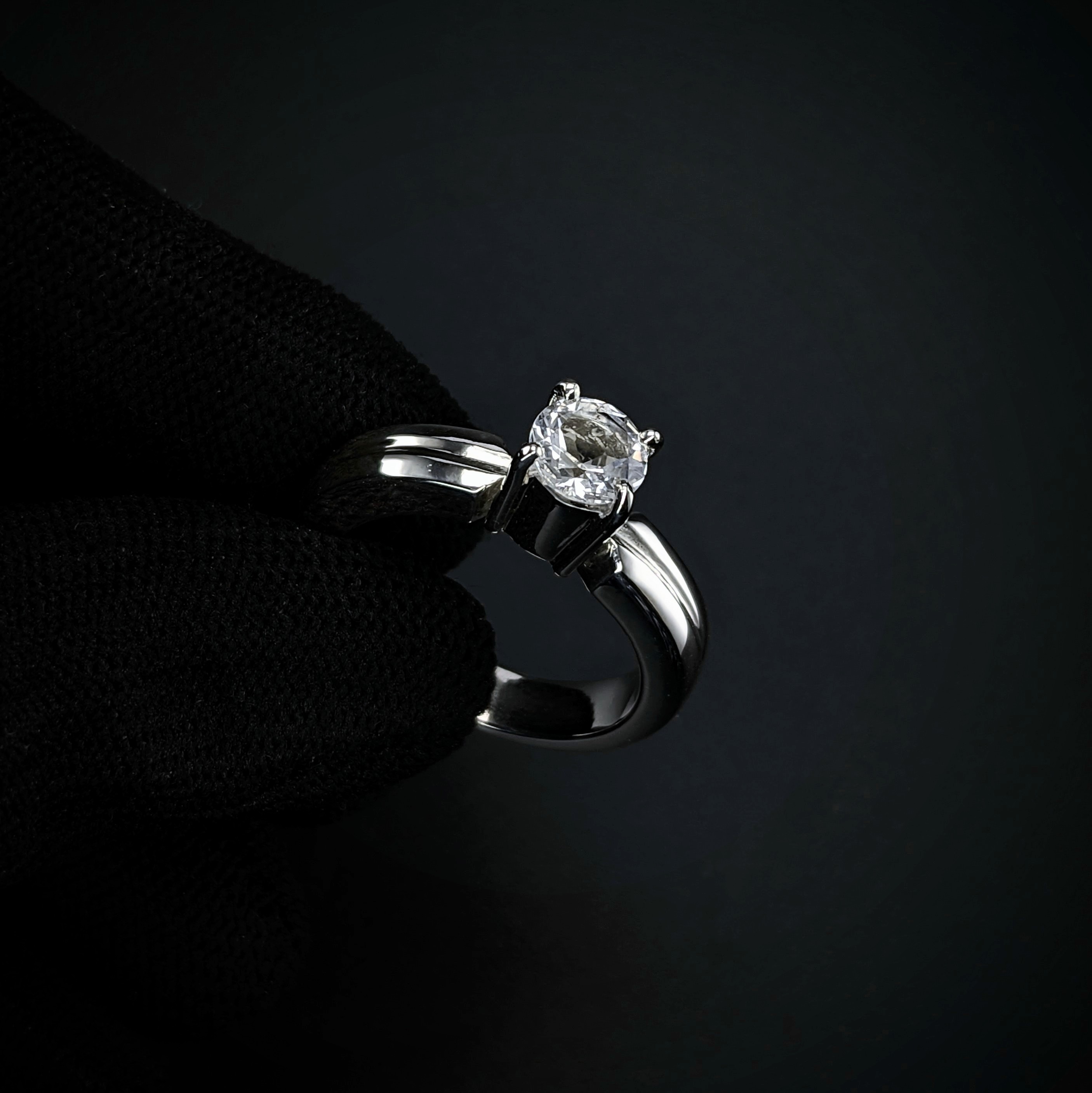 Sterling Silver Ladies Ring | Lake County Diamond | Handmade