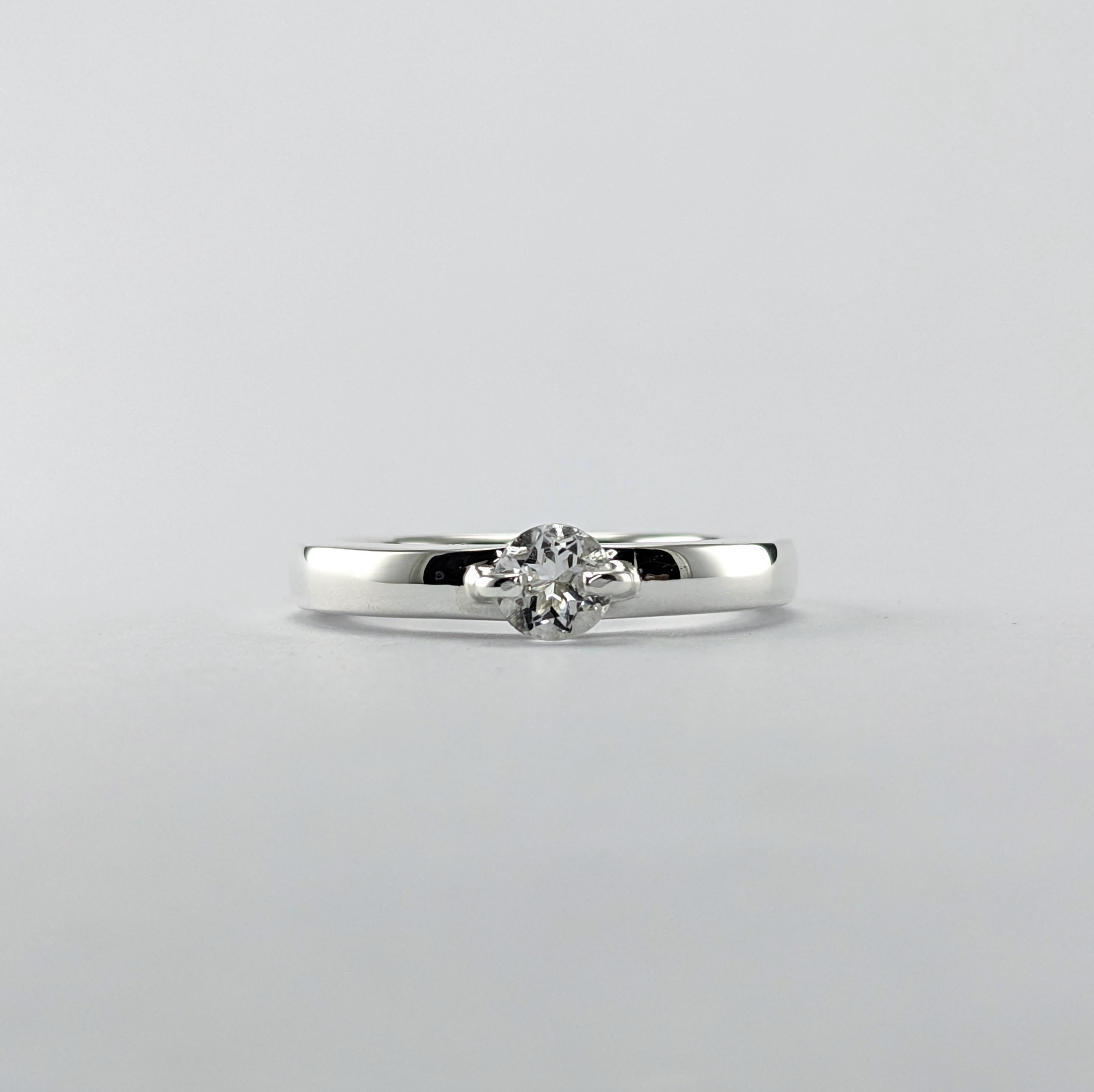 Sterling Silver Ladies Ring | Lake County Diamond | Handmade