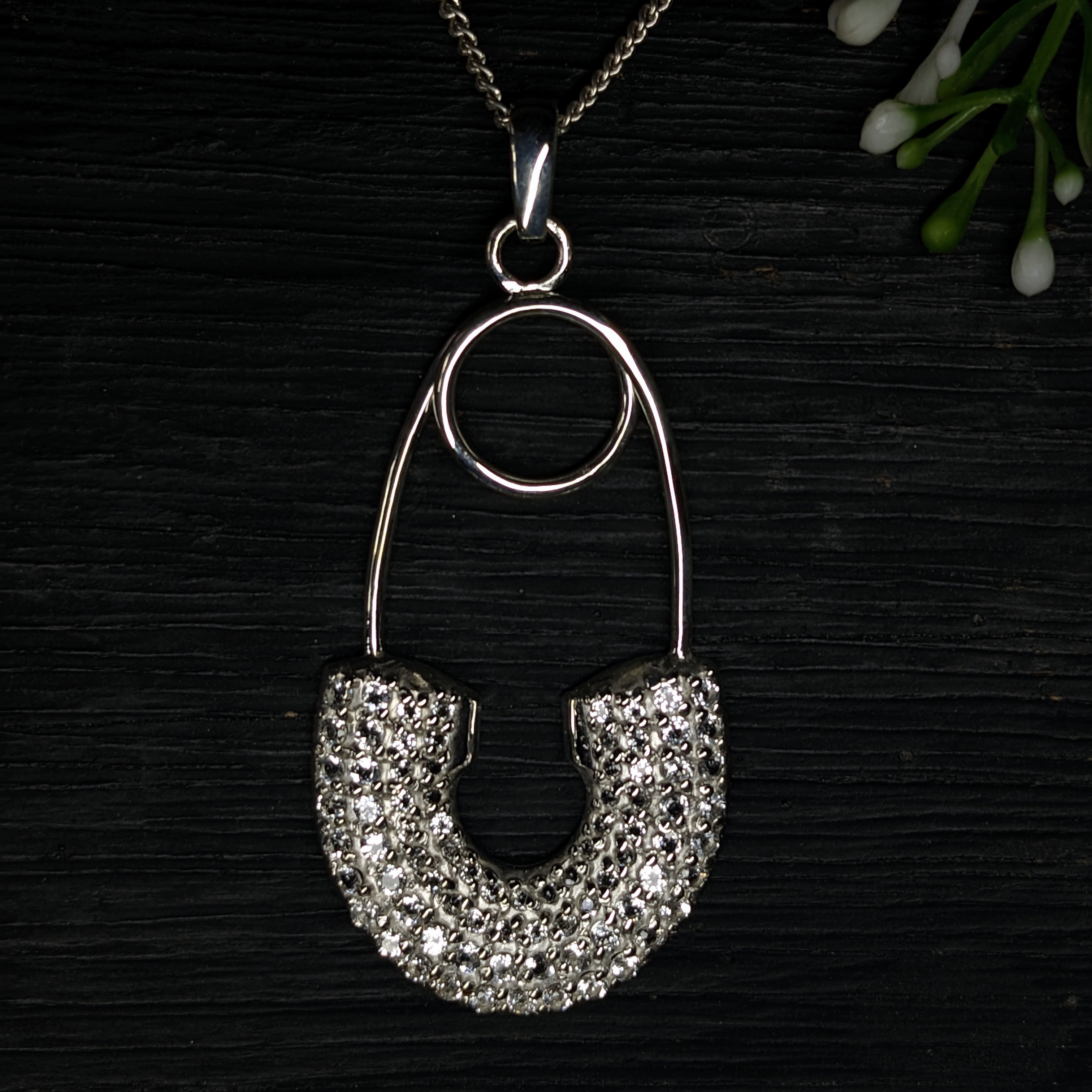 Sterling Silver Ladies Necklace | Lake County Diamond | Handmade