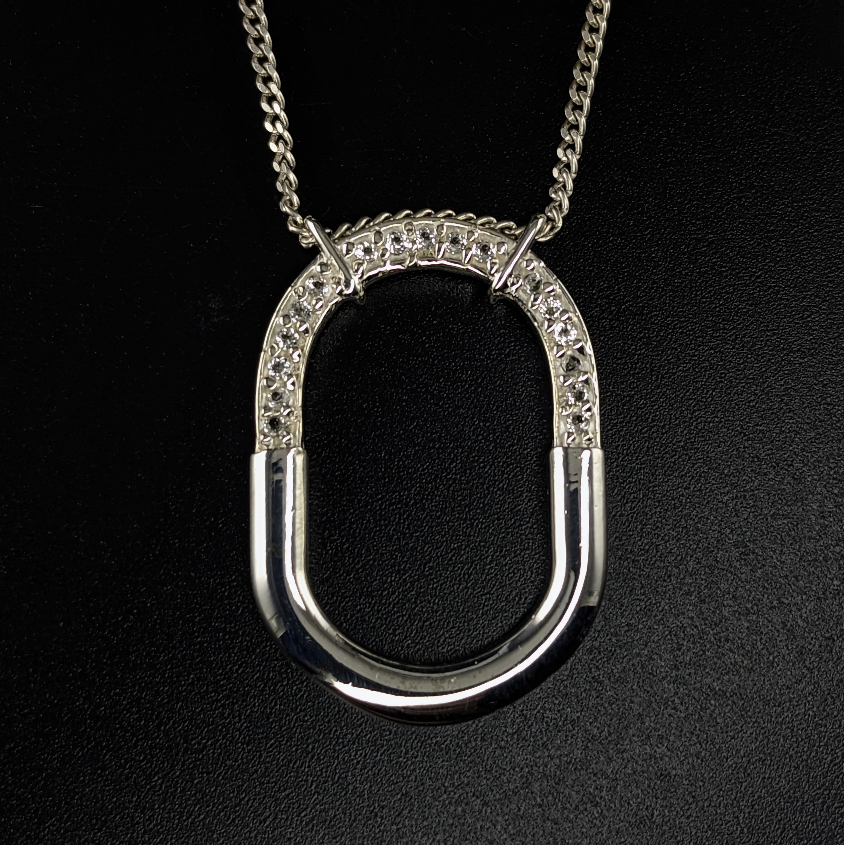 Sterling Silver Ladies Pendant | Lake County Diamond | Handmade