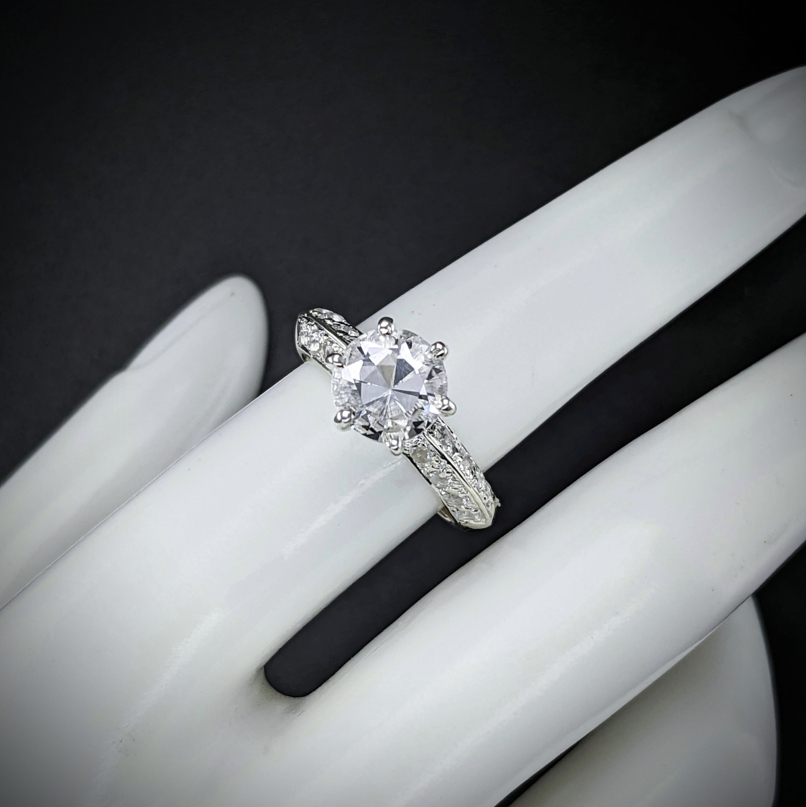 Sterling Silver Ladies Ring | Lake County Diamond | Handmade