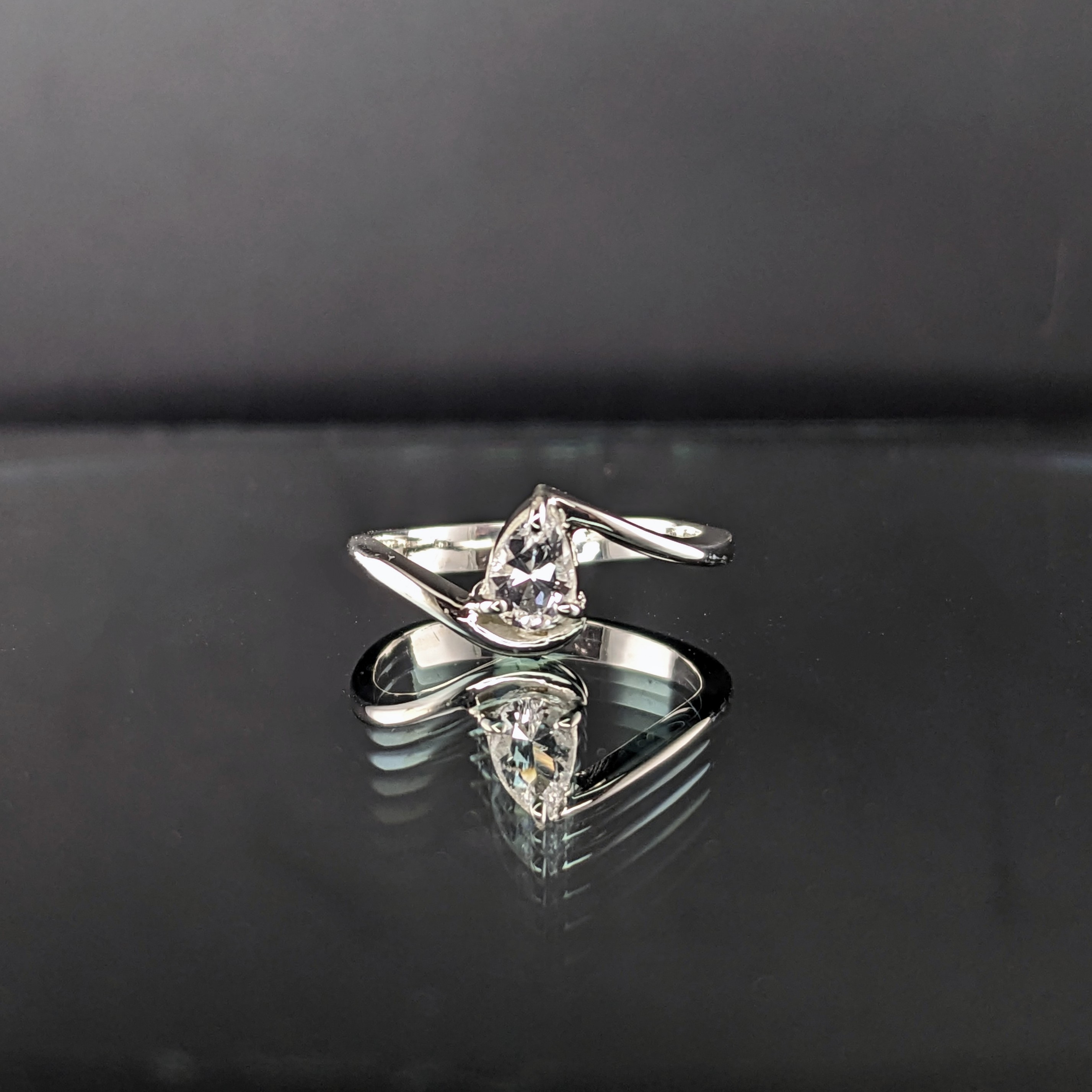 Sterling Silver Ladies Ring | Lake County Diamond | Handmade
