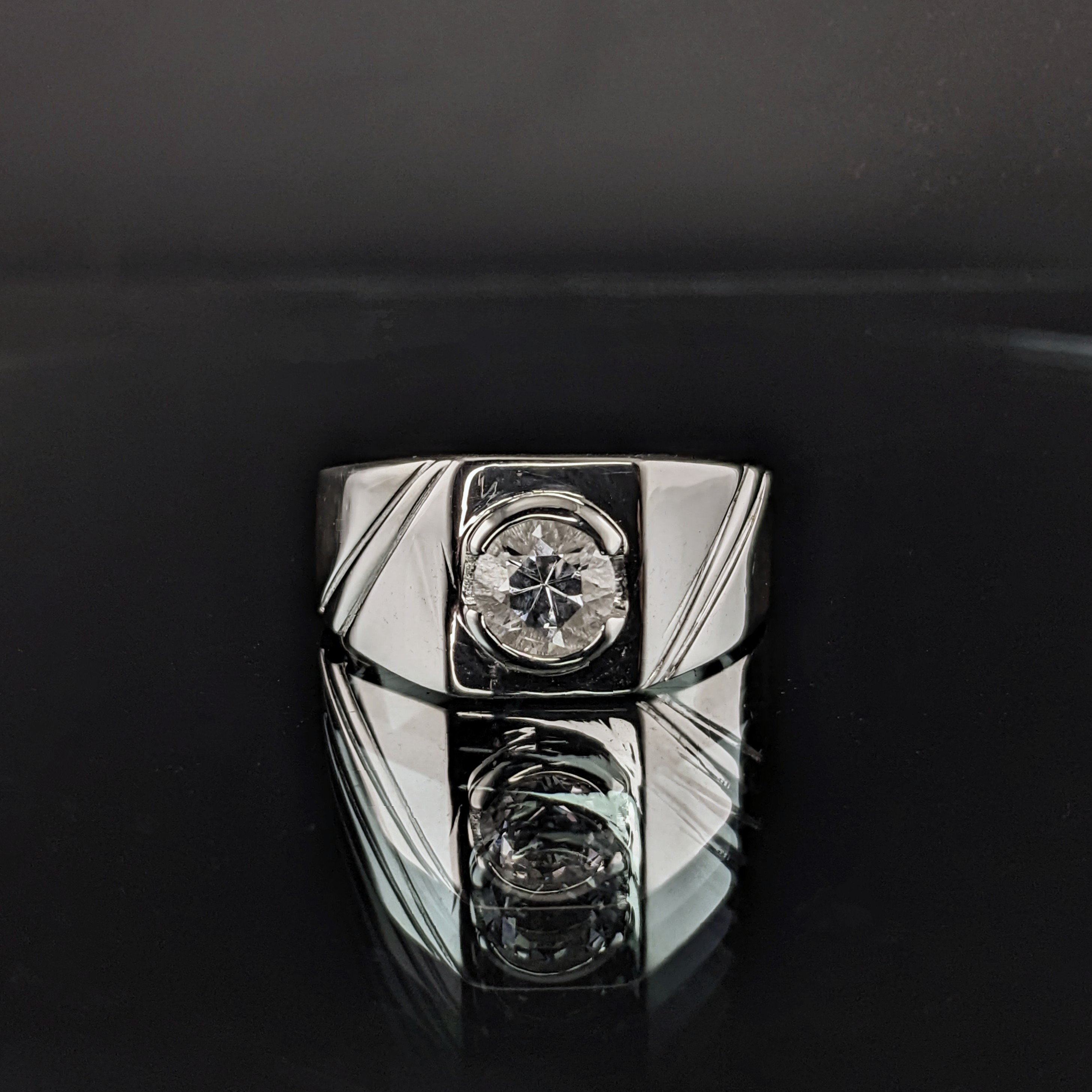 Sterling Silver Ladies Ring | Lake County Diamond | Handmade