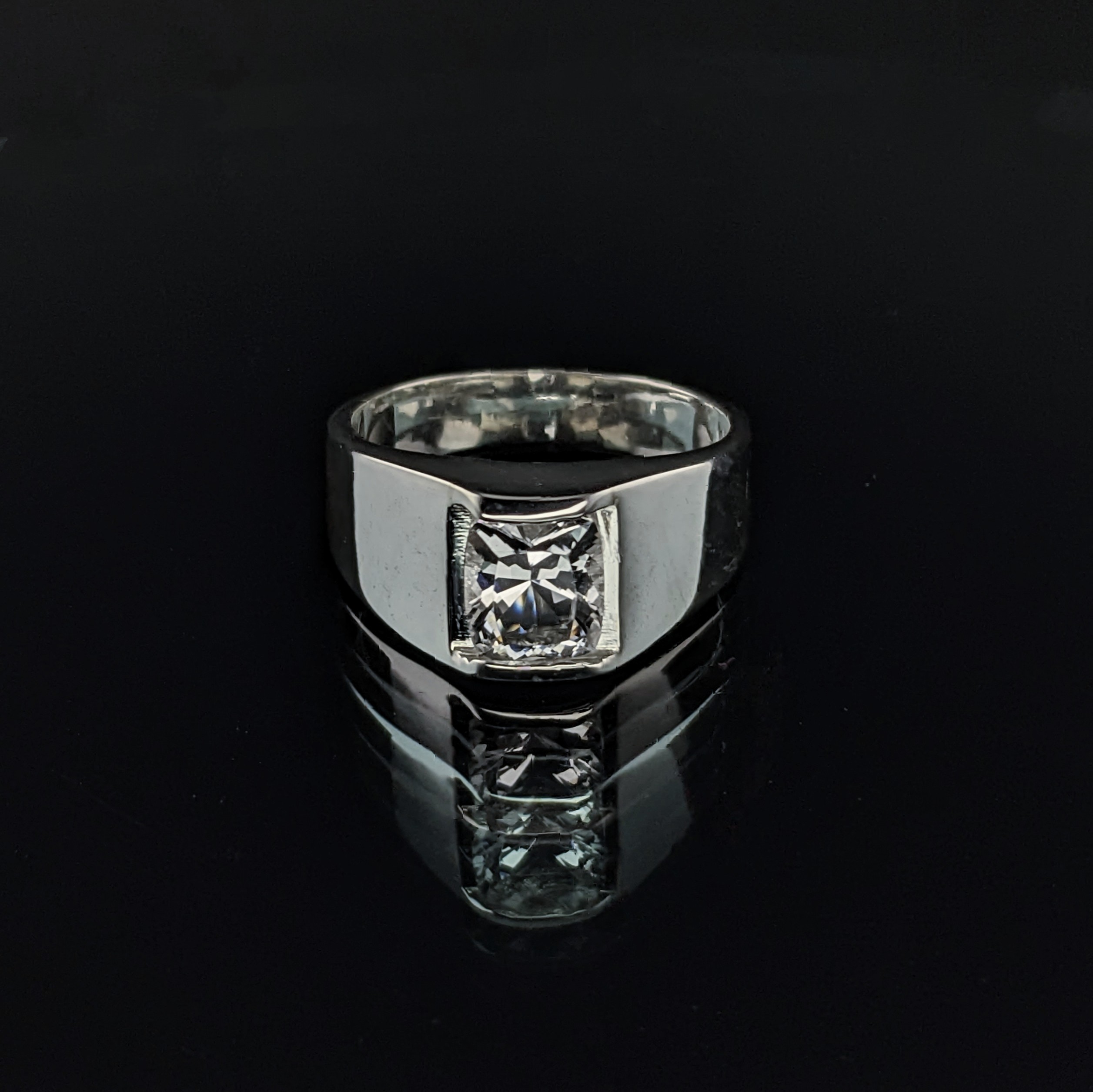 Sterling Silver Ladies Ring | Lake County Diamond | Handmade
