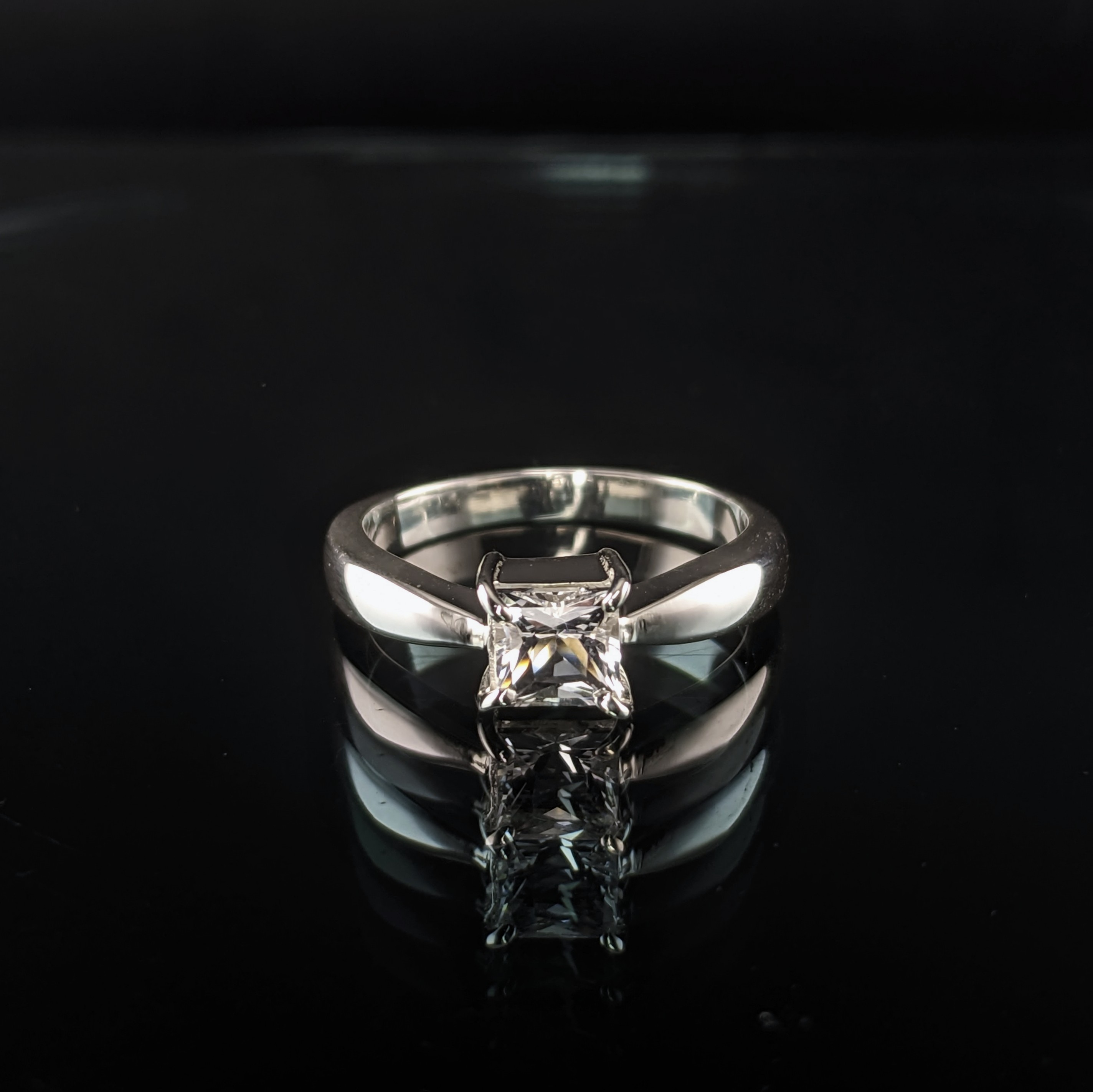 Sterling Silver Ladies Ring | Lake County Diamond | Handmade
