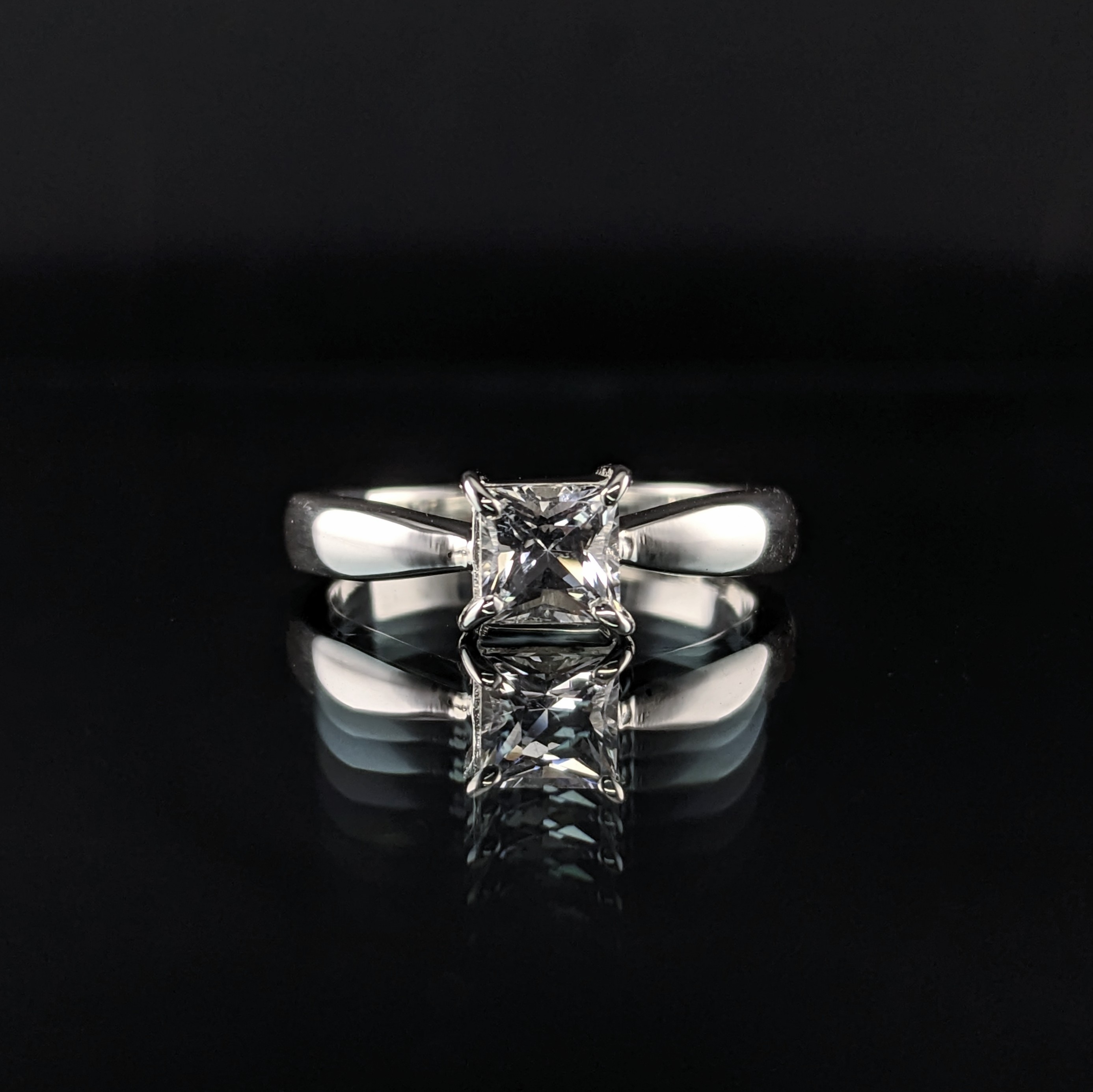 Sterling Silver Ladies Ring | Lake County Diamond | Handmade