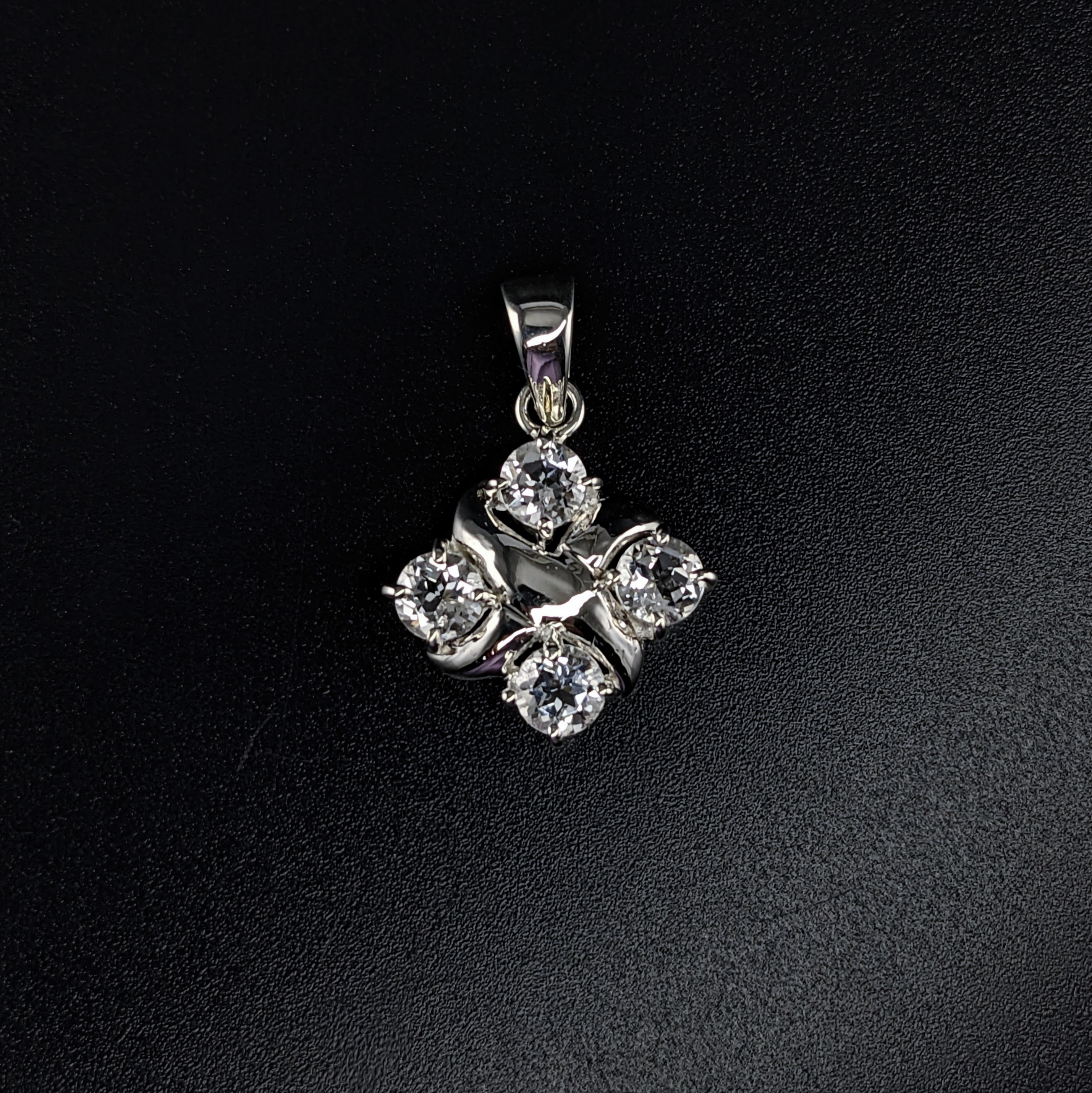 Sterling Silver Ladies Pendant | Lake County Diamond | Handmade