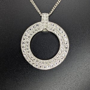 Sterling Silver Ladies Pendant | Lake County Diamond | Handmade