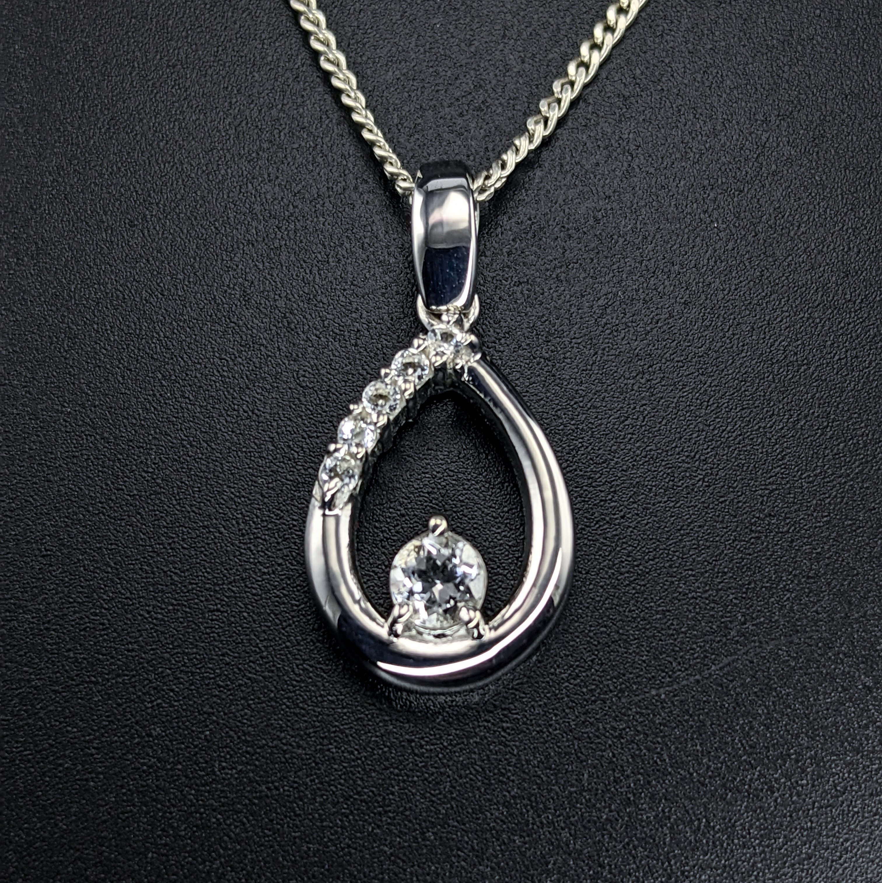 Sterling Silver Ladies Pendant | Lake County Diamond | Handmade