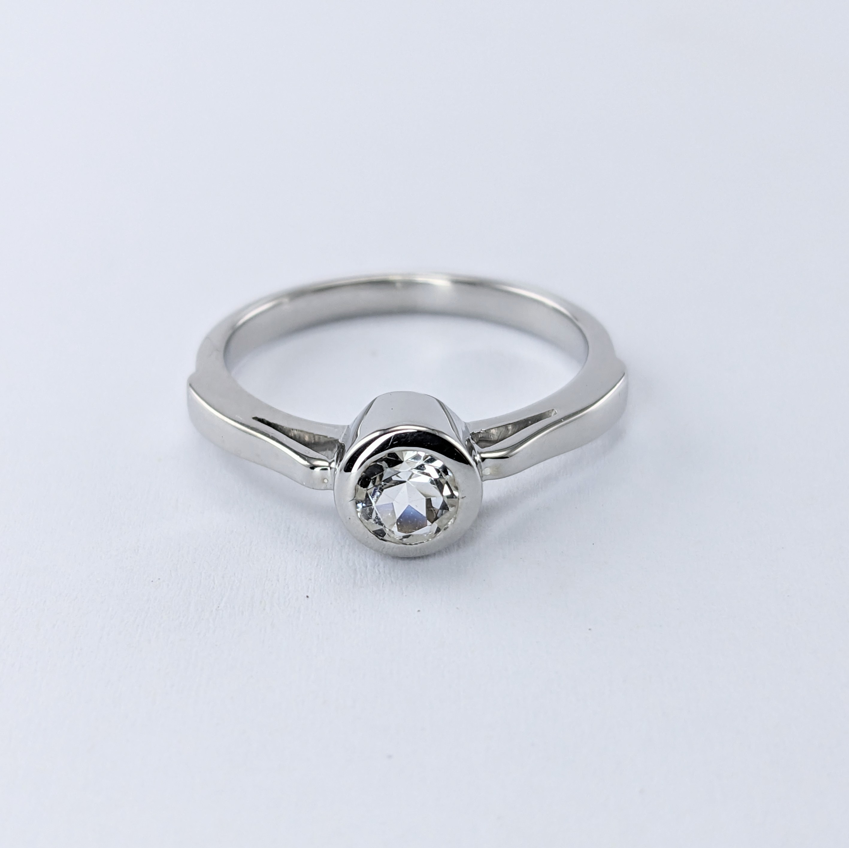 Sterling Silver Ladies Ring | Lake County Diamond | Handmade