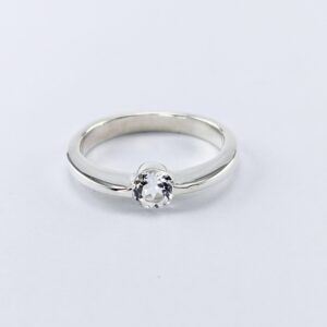 Sterling Silver Ladies Ring | Lake County Diamond | Handmade